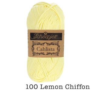 Scheepjes Cahlista - 100 Lemon Chiffon
