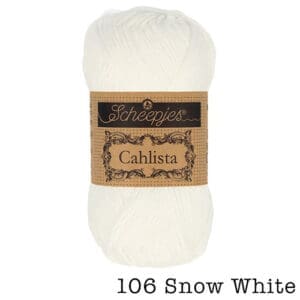 Scheepjes Cahlista - 106 Snow White