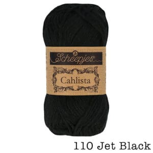 Scheepjes Cahlista - 110 Jet Black