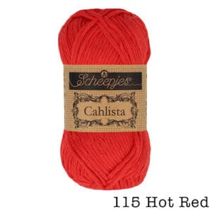 Scheepjes Cahlista - 115 Hot Red