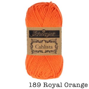Scheepjes Cahlista - 189 Royal Orange