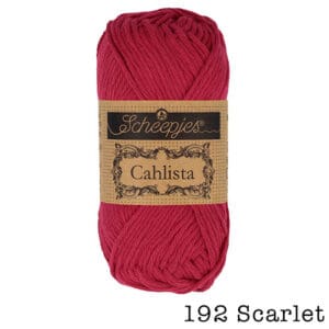 Scheepjes Cahlista - 192 Scarlet
