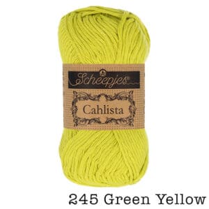 Scheepjes Cahlista - 245 Green Yellow