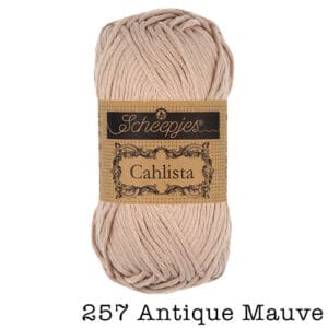 Scheepjes Cahlista - 257 Antique Mauve